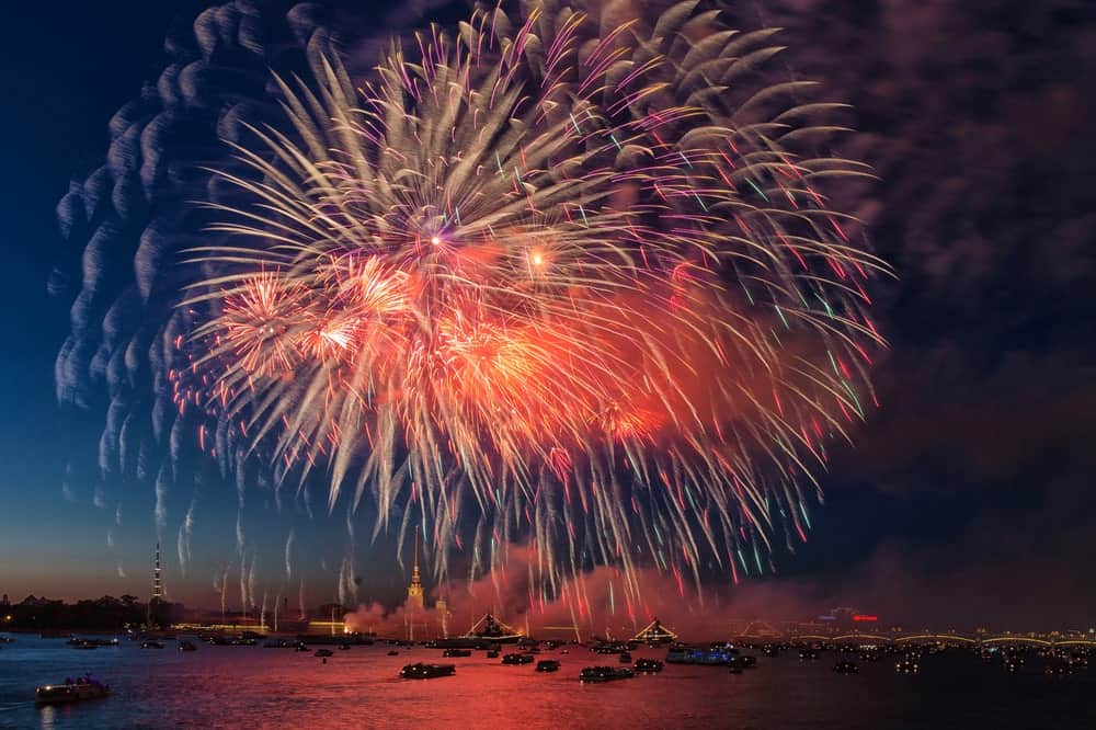 Салют на День ВМФ на борту теплохода 2026 - 5