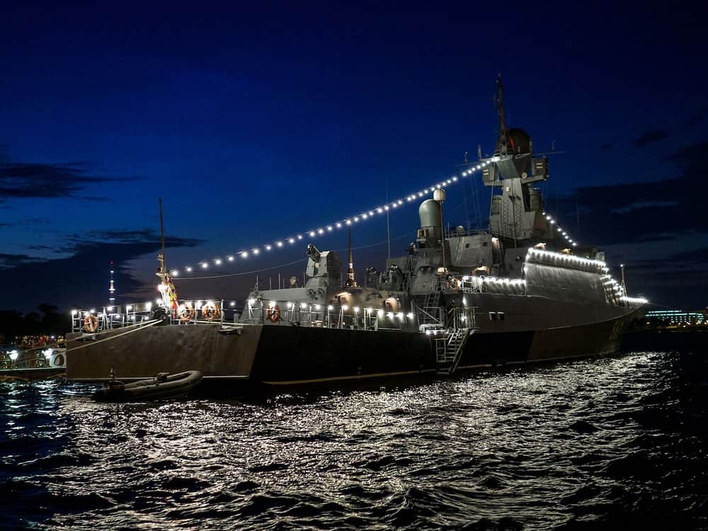 Салют на День ВМФ на борту теплохода 2026 - 8
