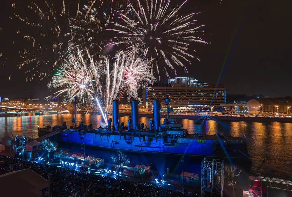 Салют на День ВМФ на борту теплохода 2026 - 9