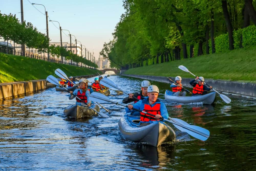 На байдарках и каяках — прогулки по Санкт-Петербургу - 3