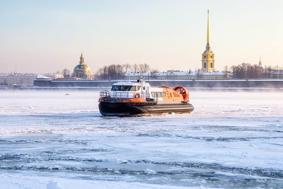 Прогулка на воздушной подушке по Неве «Ледяной драйв» - 1